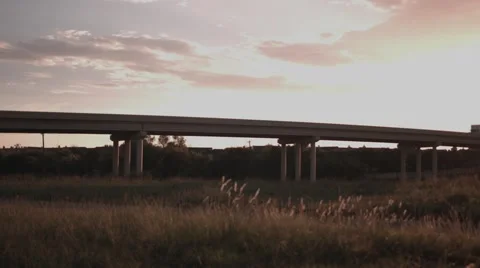 Sunset Bridge 5 Video stock 52422479