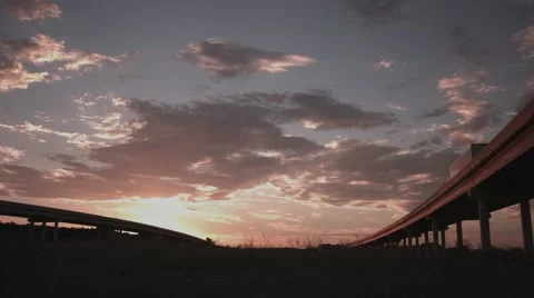 Sunset Bridge 7 Video stock 52422590