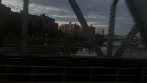 Sunset on the Bridge Video stock 158816539