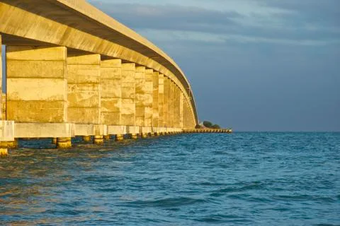 Sunset Bridge Foto stock