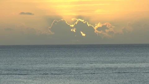 Sunset Bridgetown Barbados Stock Footage 111021855