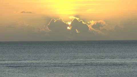 Sunset Bridgetown Barbados Stock Footage 111022819