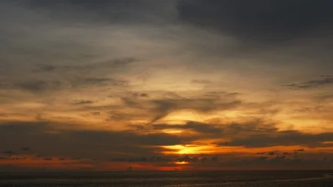 Sunset in bright colors Stock Footage 94194171