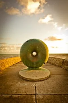 Sunset on the Brighton pier Stock-Fotos