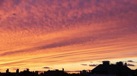 Sunset in Brooklyn Video stock 49662068