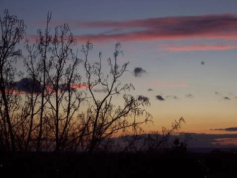 Sunset in Budapest. Stock Photos