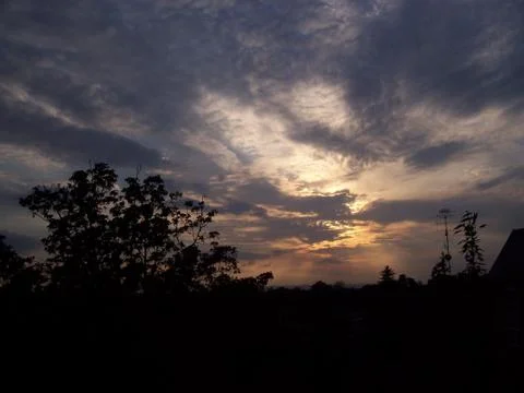 Sunset in Budapest. Stock Photos