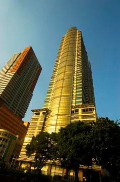 Sunset building Stock Photos