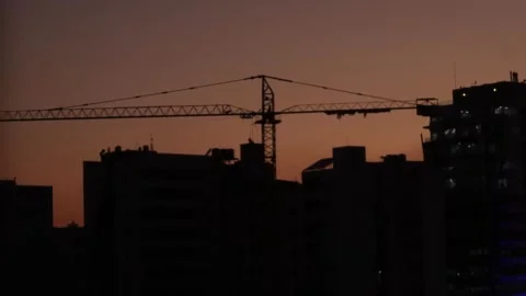 Sunset Building View 4 Stock Footage 308751979
