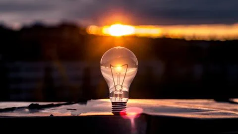 Sunset Bulb Stock Photos