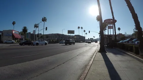 Sunset Bulevard Timelipse 動画素材 127692248