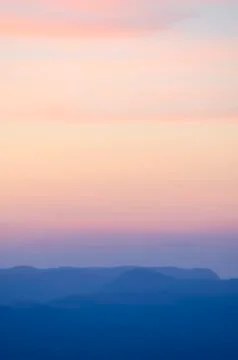 Sunset Burning Down Foto stock