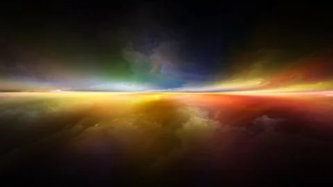 Sunset Burst Stock Illustration