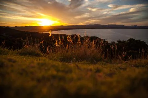 Sunset Byron Bay Lighthouse Stock Photos