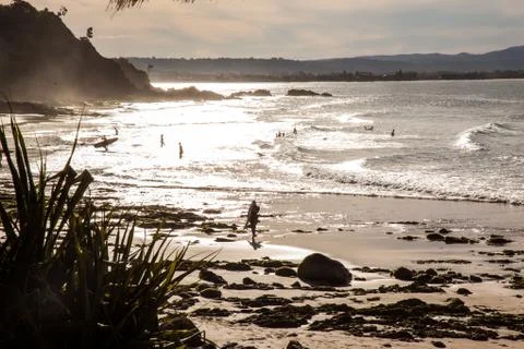 Sunset Byron Bay Stock Photos