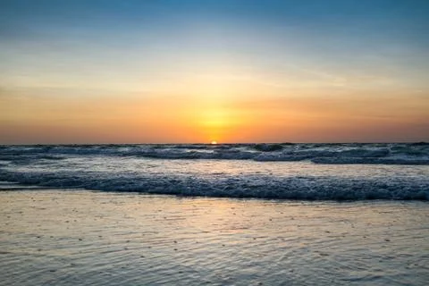 Sunset on cable beach Stock Photos
