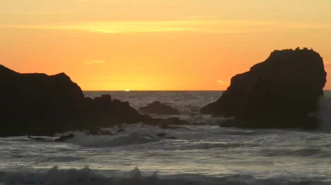 Sunset in California Video stock 566868