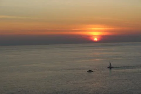 Sunset calmness Stock Photos