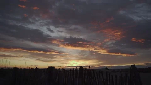 Sunset camargue Stock Footage 234729812