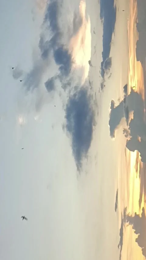 Sunset in Cambodia. Time lapse. Video stock 272201153
