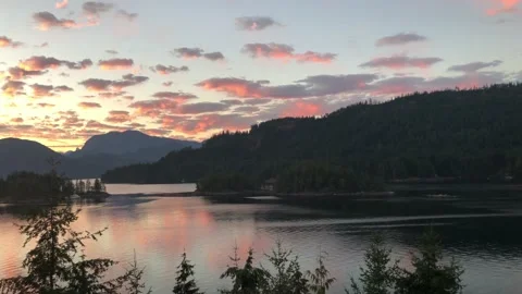 Sunset in Canada Stock Footage 137821021