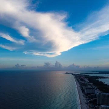 Sunset Cancun Foto stock