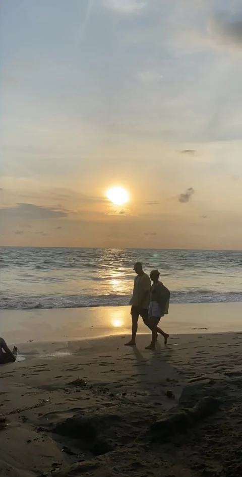 Sunset in Canggu Stock Footage 208831963