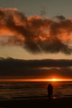 Sunset at Cannon Beach Stock Photos