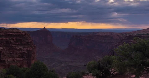 Sunset in Canyonlands 库存影片 41757250