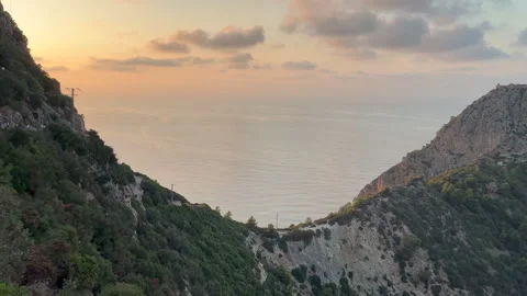 Sunset at Cap Carbon Stock Footage 340637750