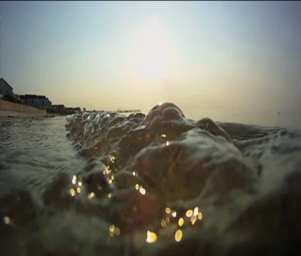 Sunset at Cape Henlopen State Park, Delaware Underwater Видео 39453957