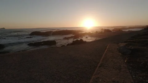 Sunset In Cape Town Stockbeeldmateriaal 154219410