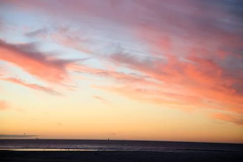 Sunset on Cape Town Stock Photos