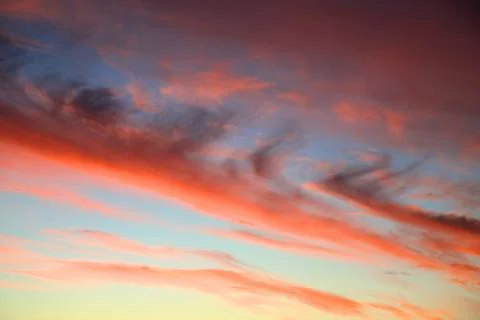 Sunset on Cape Town Stock Photos