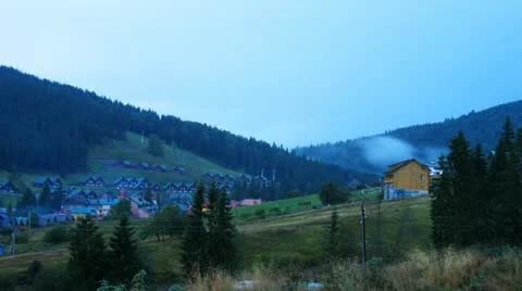 Sunset In Carpathians Video stock 20442210