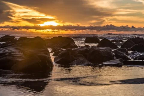 Sunset at Casares Stock Photos