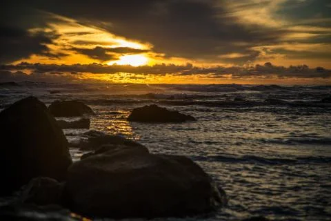 Sunset at Casares Stock Photos