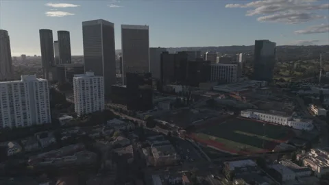 Sunset in Century City Stock-Footage 329192555