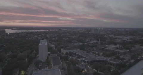 Sunset in Charleston, SC Stock Footage 229170777