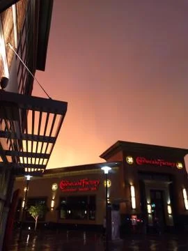 Sunset Cheescake Foto stock