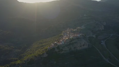 Sunset in Chodos Stock Footage 125616149