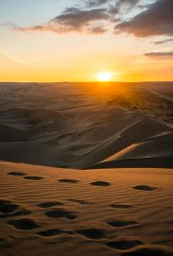 Sunset in Chuacachina Stock Photos