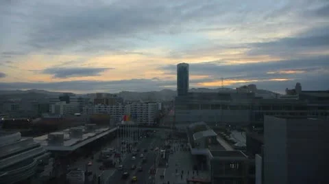 Sunset City 2 Stock Footage 10716000