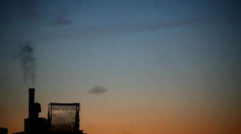 Sunset in the city 스톡 동영상 596500