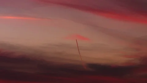 Sunset in City. Stock Footage 72280942