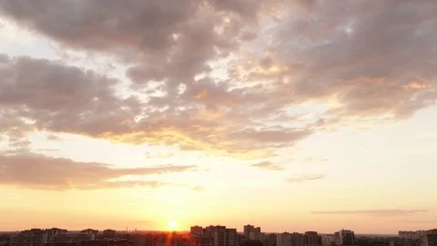 Sunset in the City Video stock 91110807