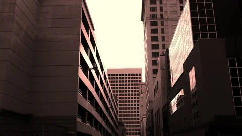 Sunset in the city Stock Footage 144890110