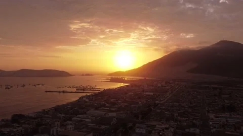 Sunset in city Stock Footage 162484153