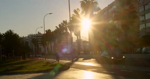 Sunset in the city Stock-Footage 192277068