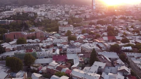 Sunset in the city Stock Footage 202652550